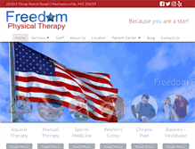 Tablet Screenshot of freedomtherapysolutions.com